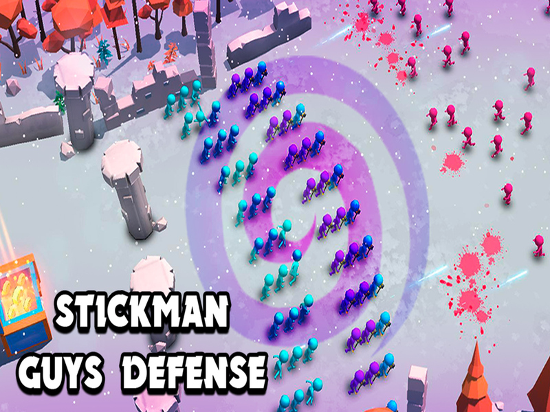 لعبة Stickman ﺏﺎﺒﺷ ﻉﺎﻓﺪﻟﺍ على الانترنت