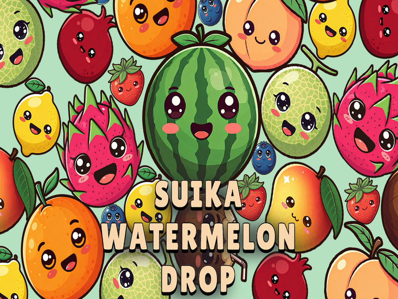لعبة Suika Watermelon Drop على الانترنت