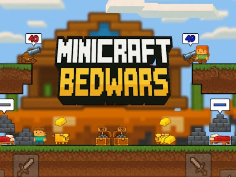 لعبة Minicraft dedwars على الانترنت