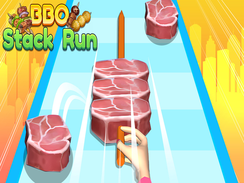لعبة BBQ Stack Run على الانترنت
