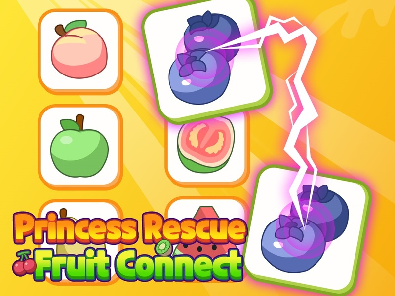 لعبة Princess Rescue Fruit Connect على الانترنت