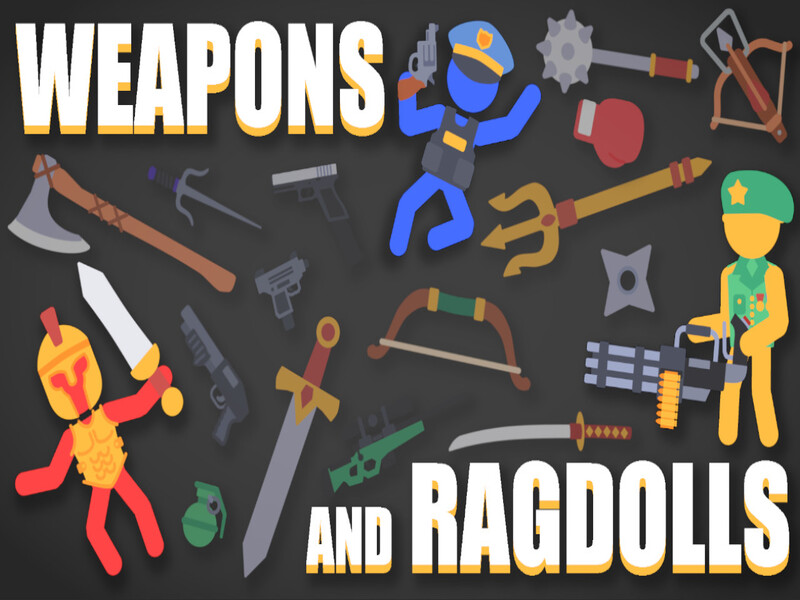 لعبة Ragdolls ﻭ ﺔﺤﻠﺳﻷ﻿ﺍ على الانترنت