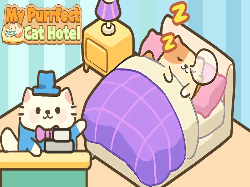 لعبة Purrfect Cat ﻕﺪﻨﻓ على الانترنت