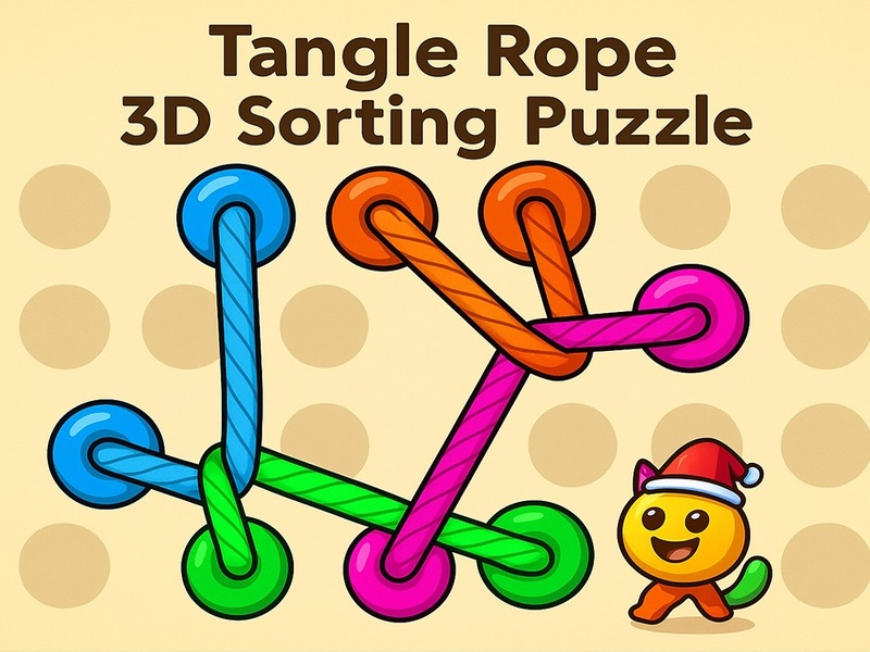 لعبة ﺰﻐﻠﻟﺍ ﺯﺮﻓ :Hazel Tangle 3D ﻞﺒﺣ على الانترنت
