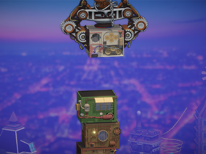 لعبة Steampunk Tower Builder على الانترنت